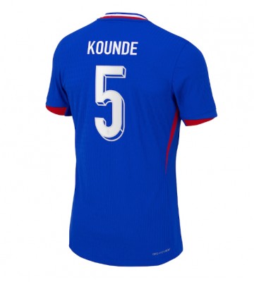 Frankrig Jules Kounde #5 Hjemmebanetrøje EM 2024 Kort ærmer